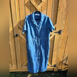 Roaman's Blue Maxi Dress